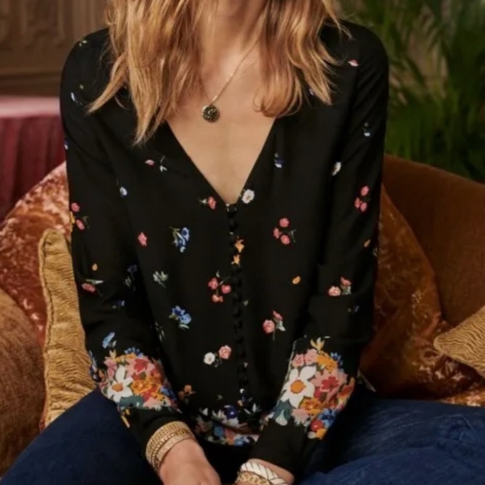 Sezane Blouse Heloise, Floral Print